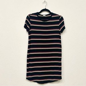 Striped Soft T-Shirt Dress